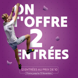 Climb Up Nancy : 12 entrées au prix de 10