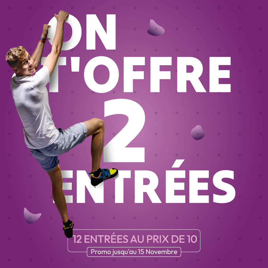 Climb Up Nancy : 12 entrées au prix de 10